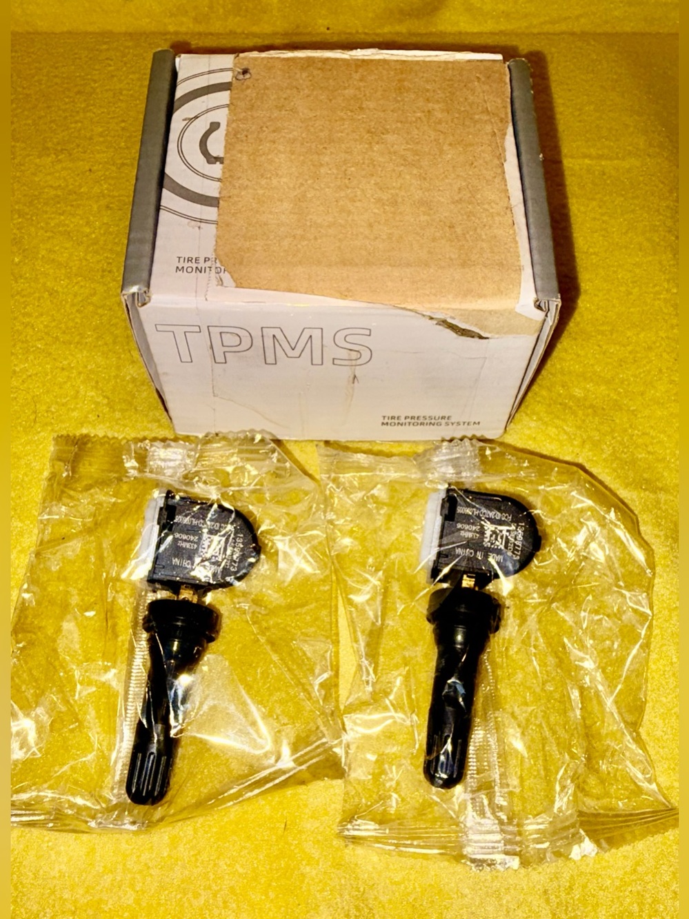 2 TPMS - Tire Pressure Monitoring System - Stems - Brand New